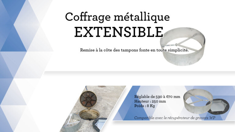 Coffrage métallique extensible