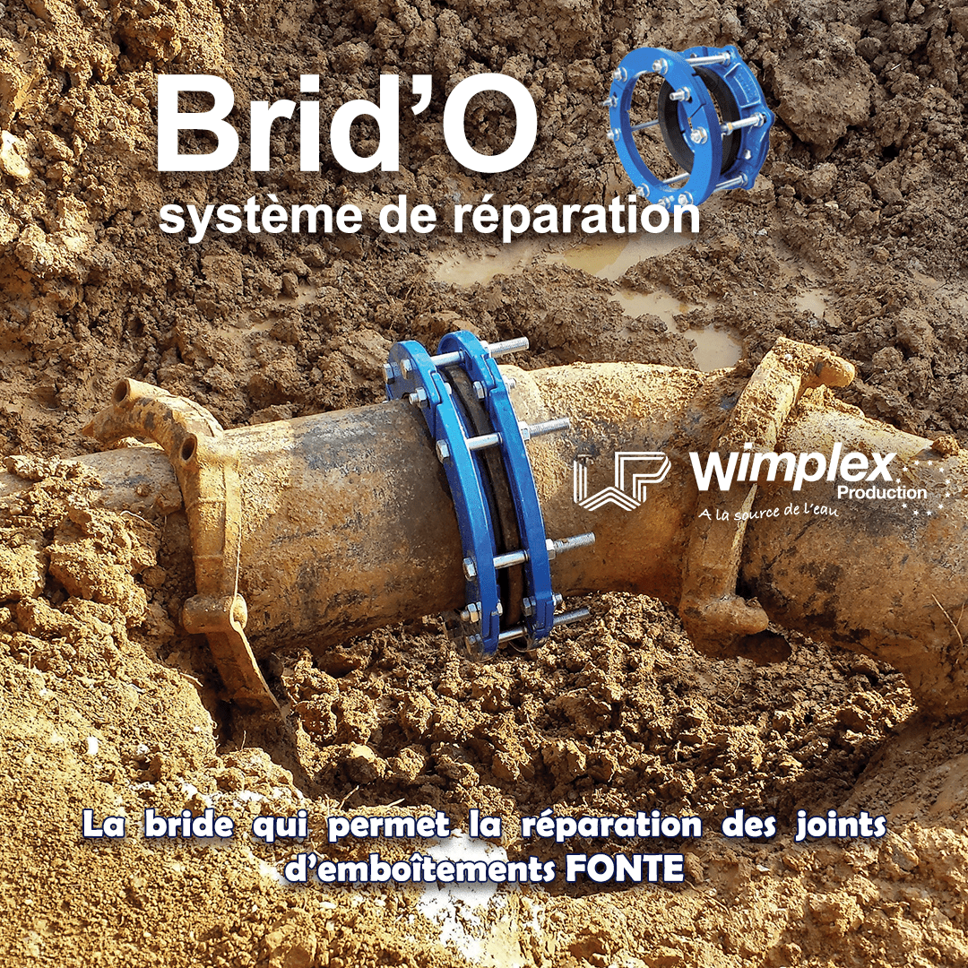 Bride de réparation pour canalisation fonte Wimplex